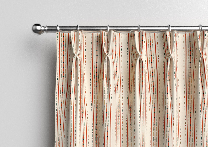 May Day, Stripe Spice - Made to Measure Curtains - Image 10